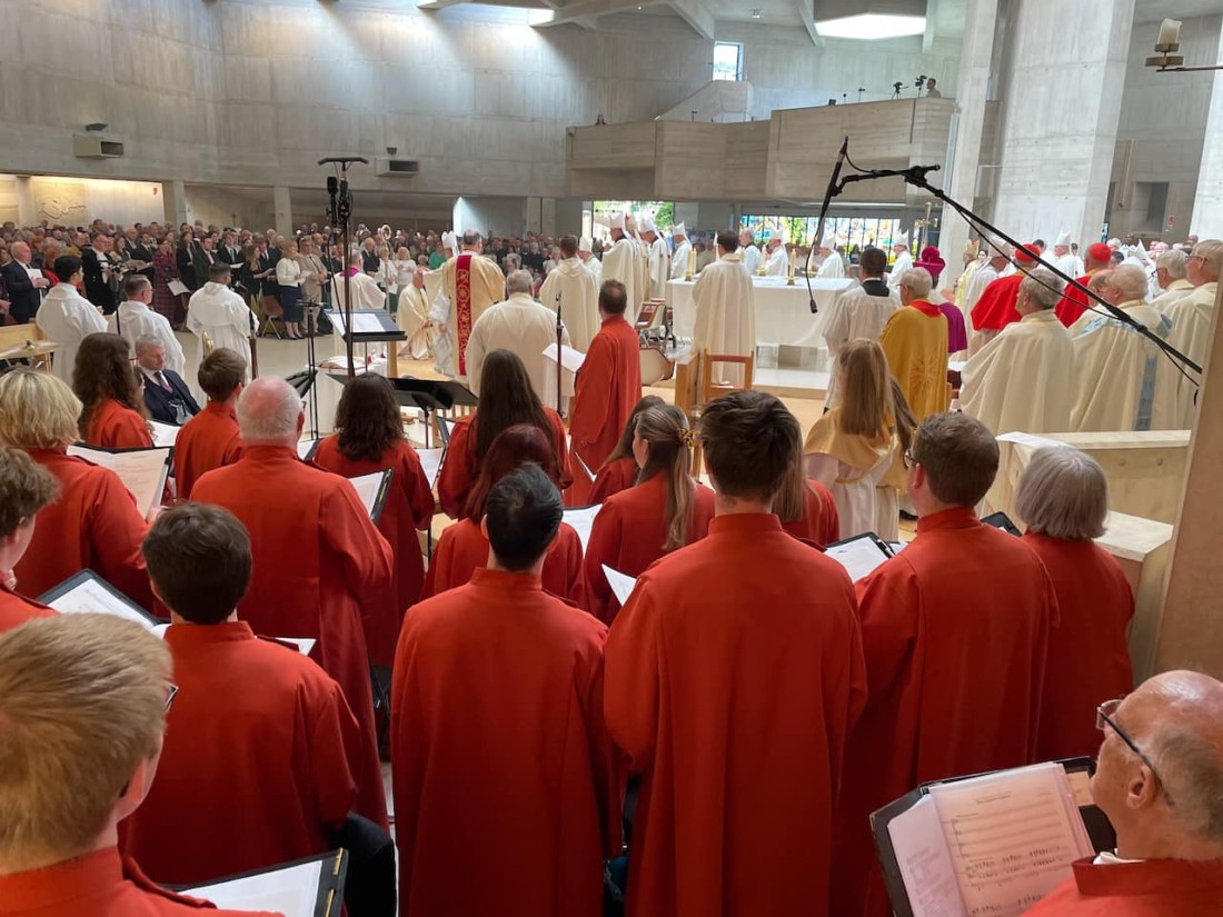 Cathedral Choir at an Ordination Mass